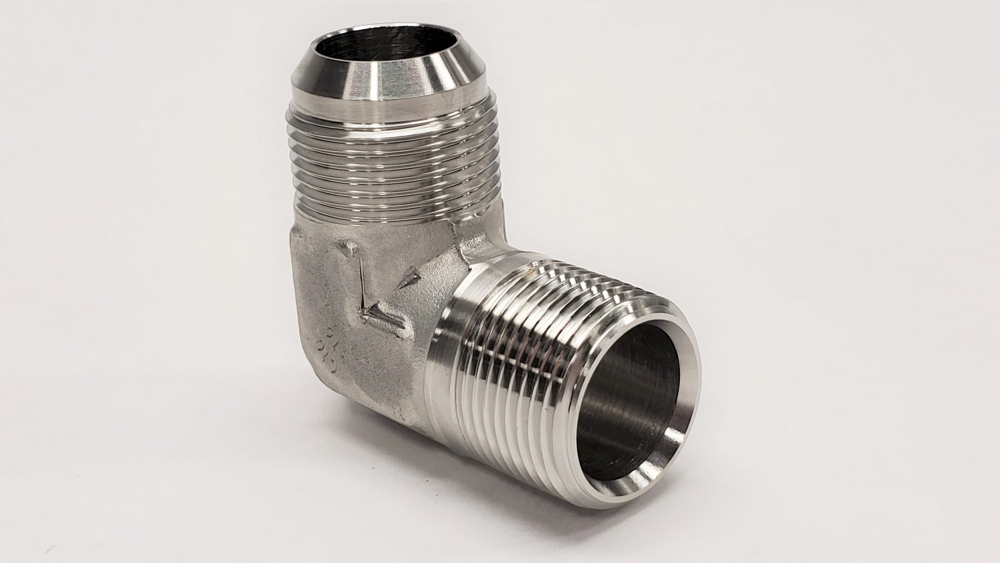 JIC to NPT adapter - 2501 - 90° MALE ELBOW - 316SS - Jupiter Stainless & Alloy -  Buy Metals Online.