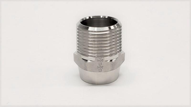 Butt-Weld Hose Connector Male NPT - Jupiter Stainless & Alloy -  Buy Metals Online.